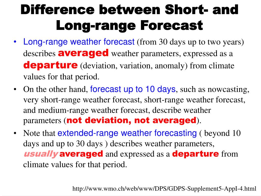 PPT - Dynamical Long-range Forecast PowerPoint Presentation, free download  - ID:3635028