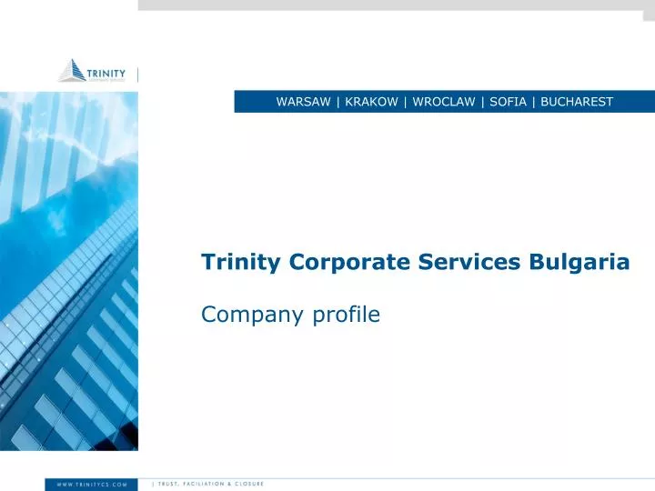 trinity corporate services bulgaria company profile n.