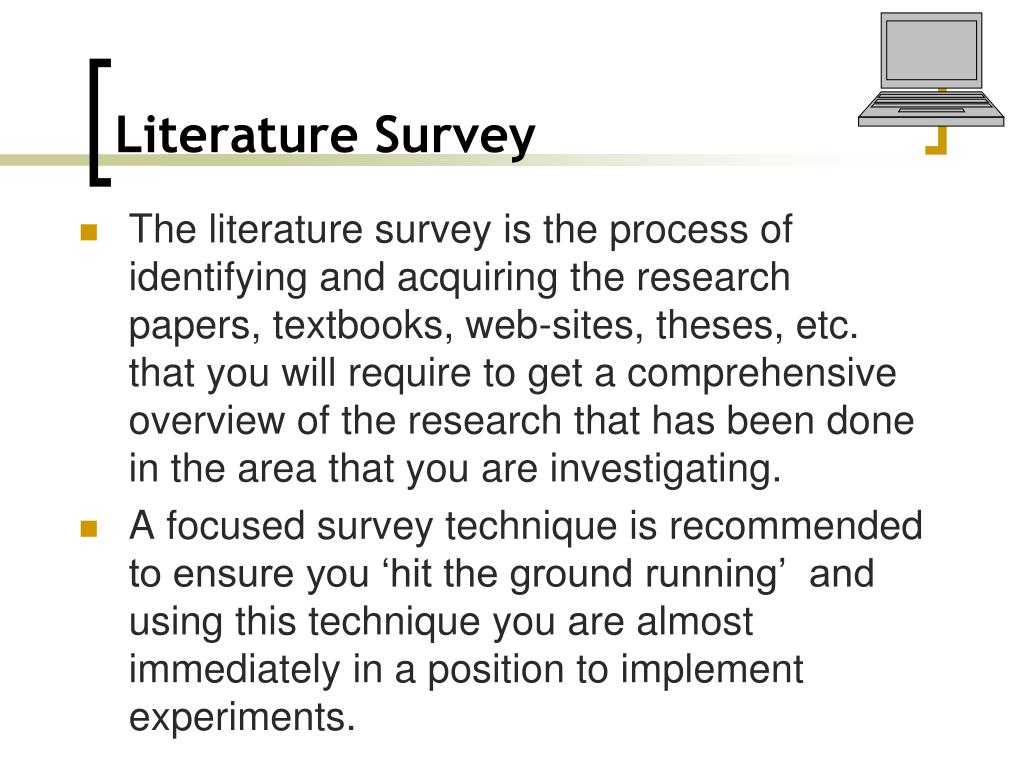 Literature Survey Types