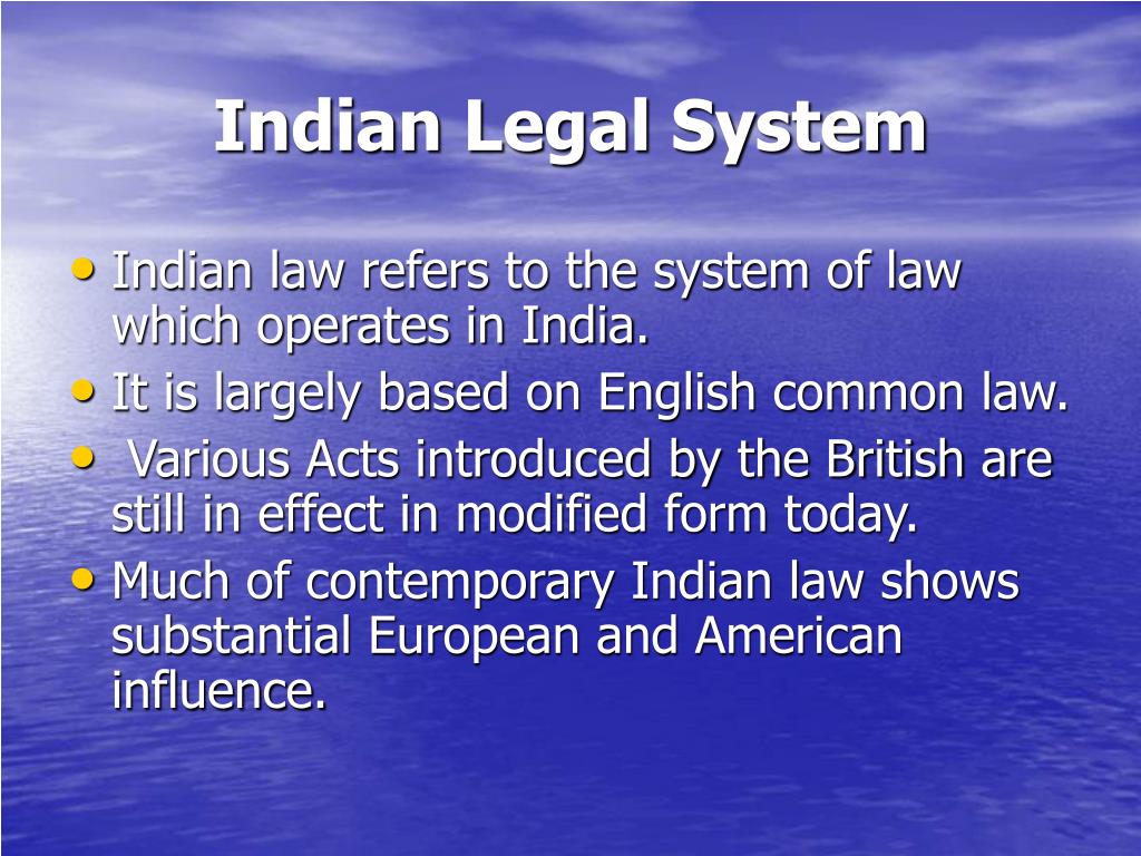 PPT Indian Legal System An Introduction PowerPoint Presentation, free