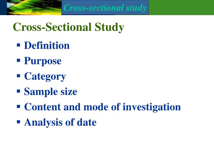 PPT Cross Sectional Study prevalence Study PowerPoint Presentation