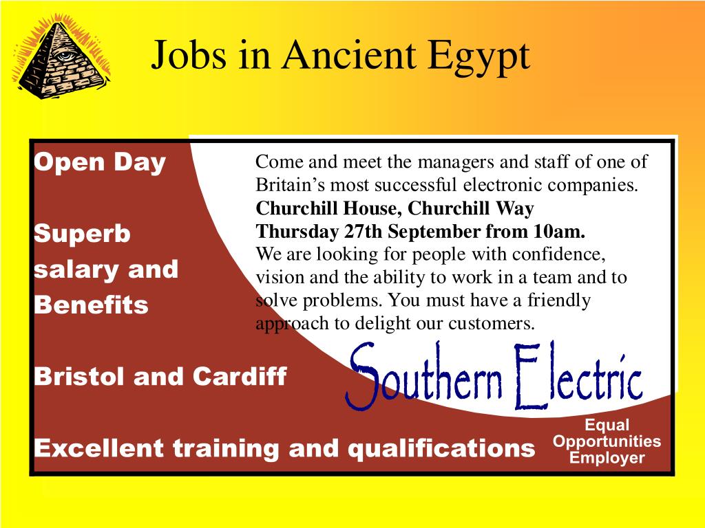 PPT Jobs in Ancient Egypt PowerPoint Presentation, free download ID