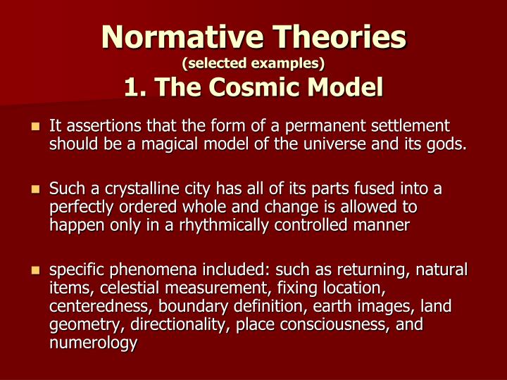 normative theories Normative theories of education provide the norms, goals, and standards of education educational philosophies normative philosophies or theories of education may make use of the results of philosophical thought and of factual inquiries about human beings and the psychology of learning, but in any case they propound views about what. normative theories Normative theories of education provide the norms, goals, and standards of education educational philosophies normative philosophies or theories of education may make use of the results of philosophical thought and of factual inquiries about human beings and the psychology of learning, but in any case they propound views about what.