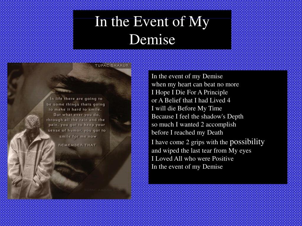 PPT Tupac Shakur A Life Remembered PowerPoint Presentation Free 