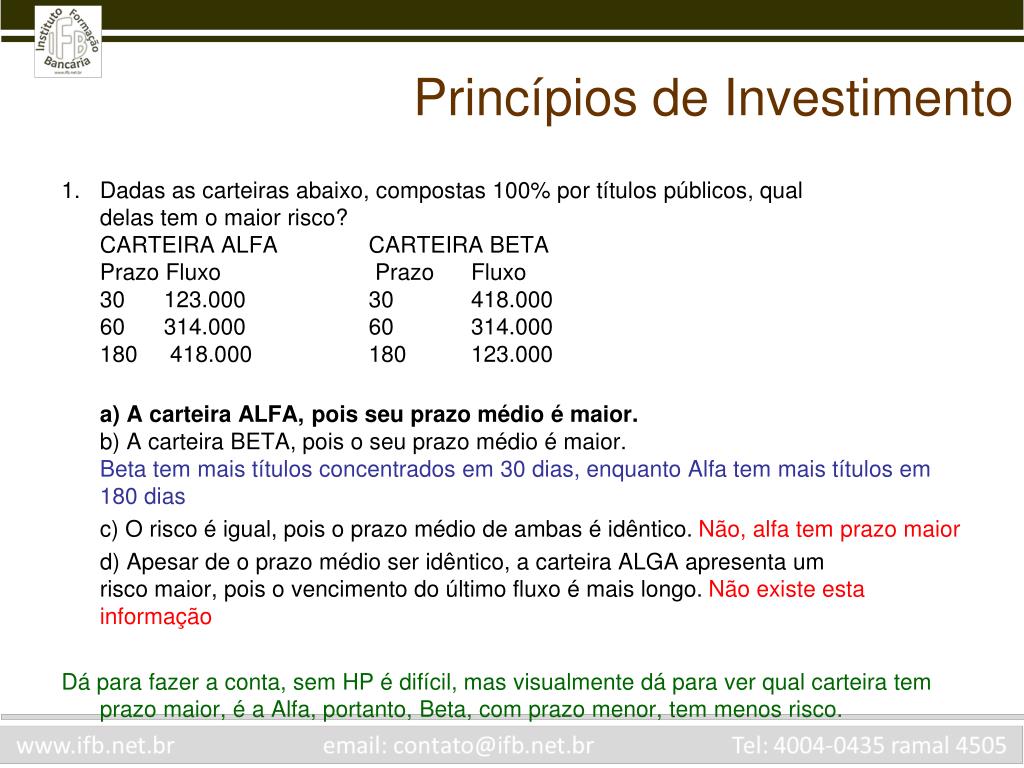PPT - Princípios de Investimento PowerPoint Presentation, free download -  ID:3644003