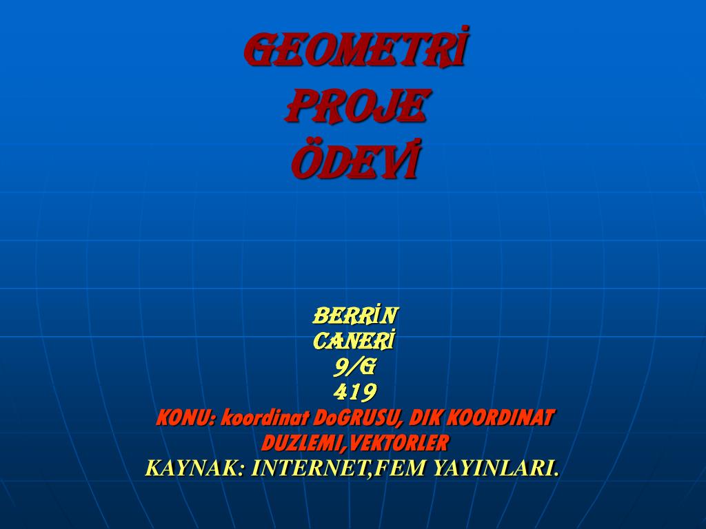 Ppt Geometri Proje Odevi Powerpoint Presentation Free Download Id 3644068