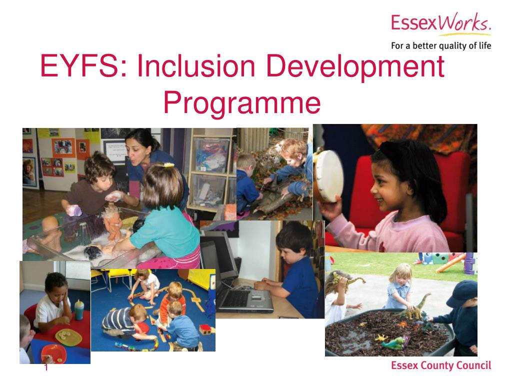 PPT EYFS Inclusion Development Programme PowerPoint Presentation