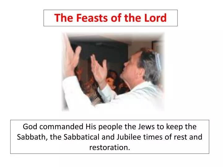 the feasts of the lord n.