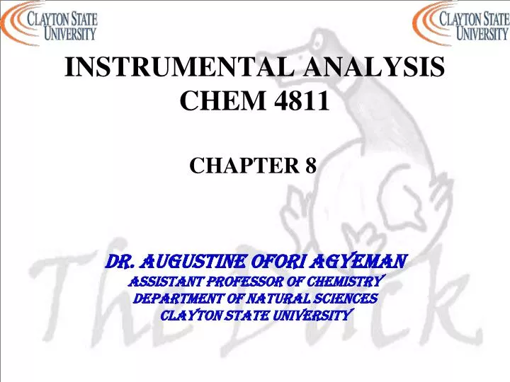 instrumental analysis chem 4811 n.