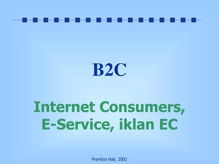 b2c internet consumers e service iklan ec n.