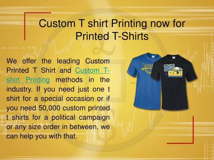 personalised t shirt printing