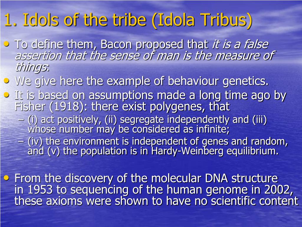 PPT Are the four Baconian idols still alive in demography? PowerPoint