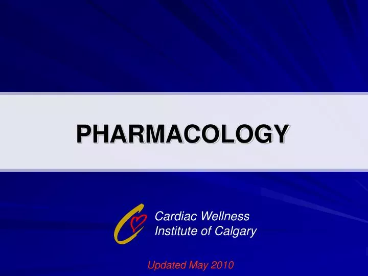 PPT PHARMACOLOGY PowerPoint Presentation Free Download ID 3647095