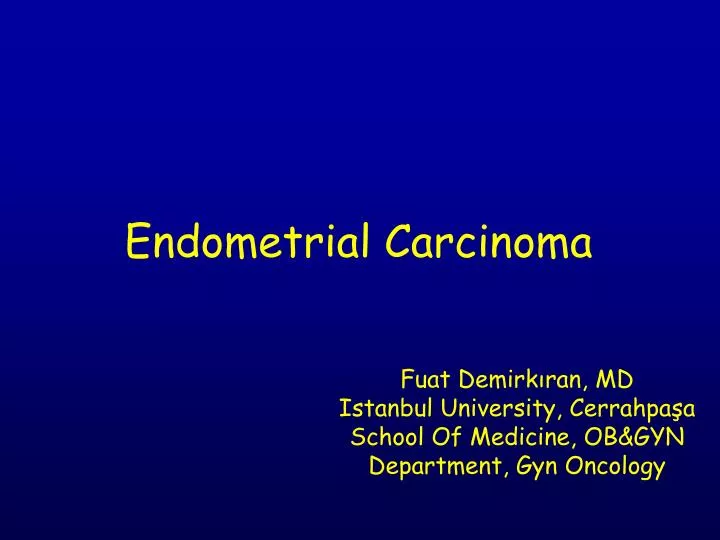Endometrial cancer prevalence Platyhelminthes ppt tutorial