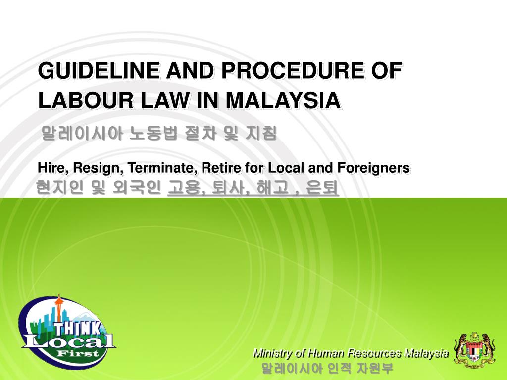 PPT - Ministry of Human Resources Malaysia PowerPoint Presentation 