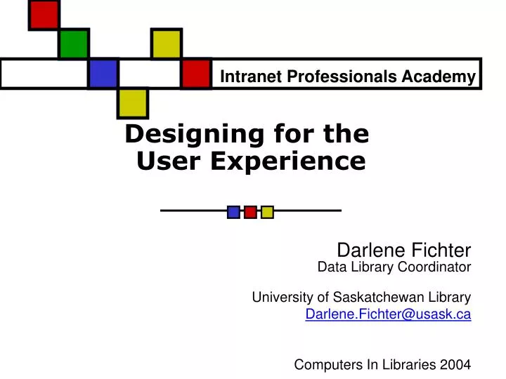 designing for the user experience n.