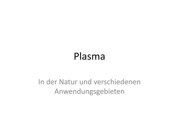 plasma n.