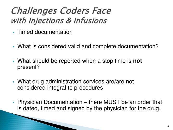 PPT Injection & Infusion Coding How, What, and Why? PowerPoint