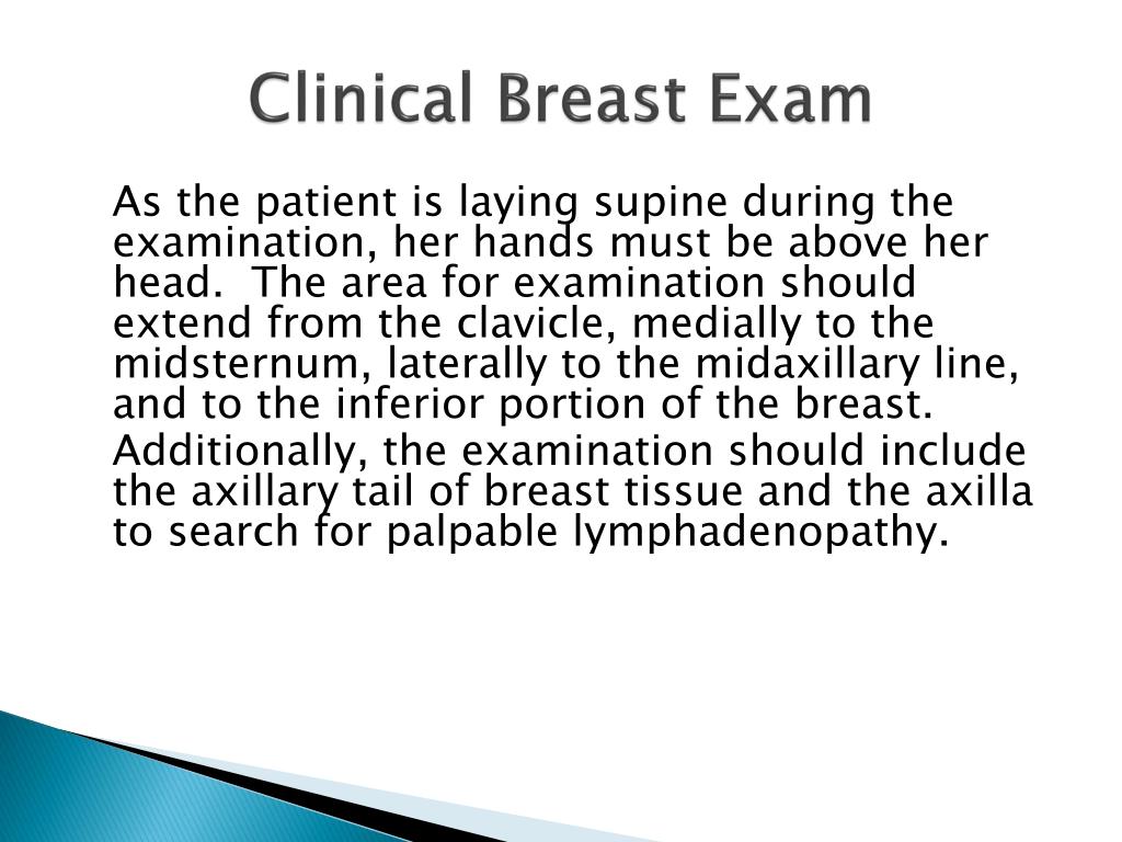 literature review on breast examination