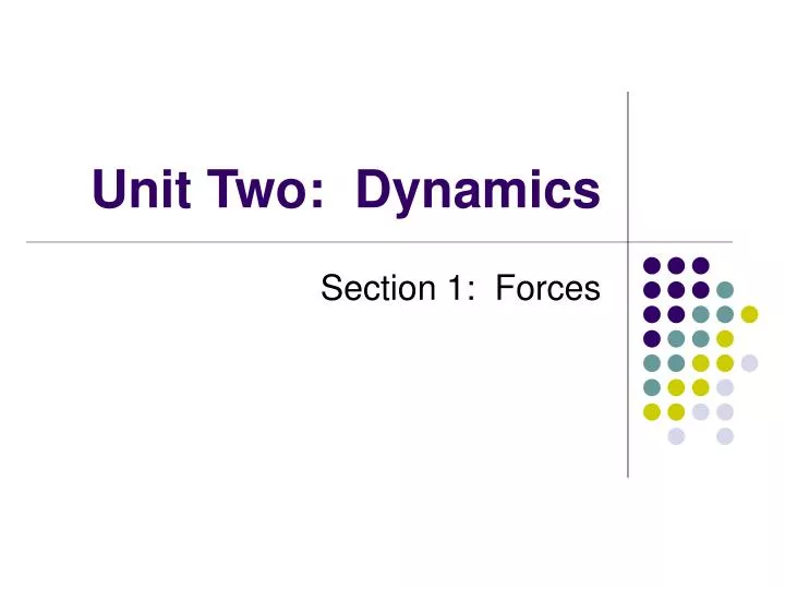 unit two dynamics n.