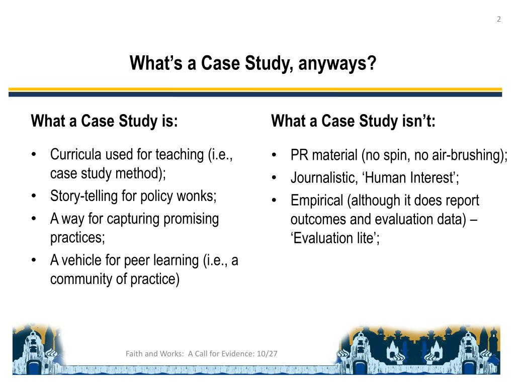 what is the case study model