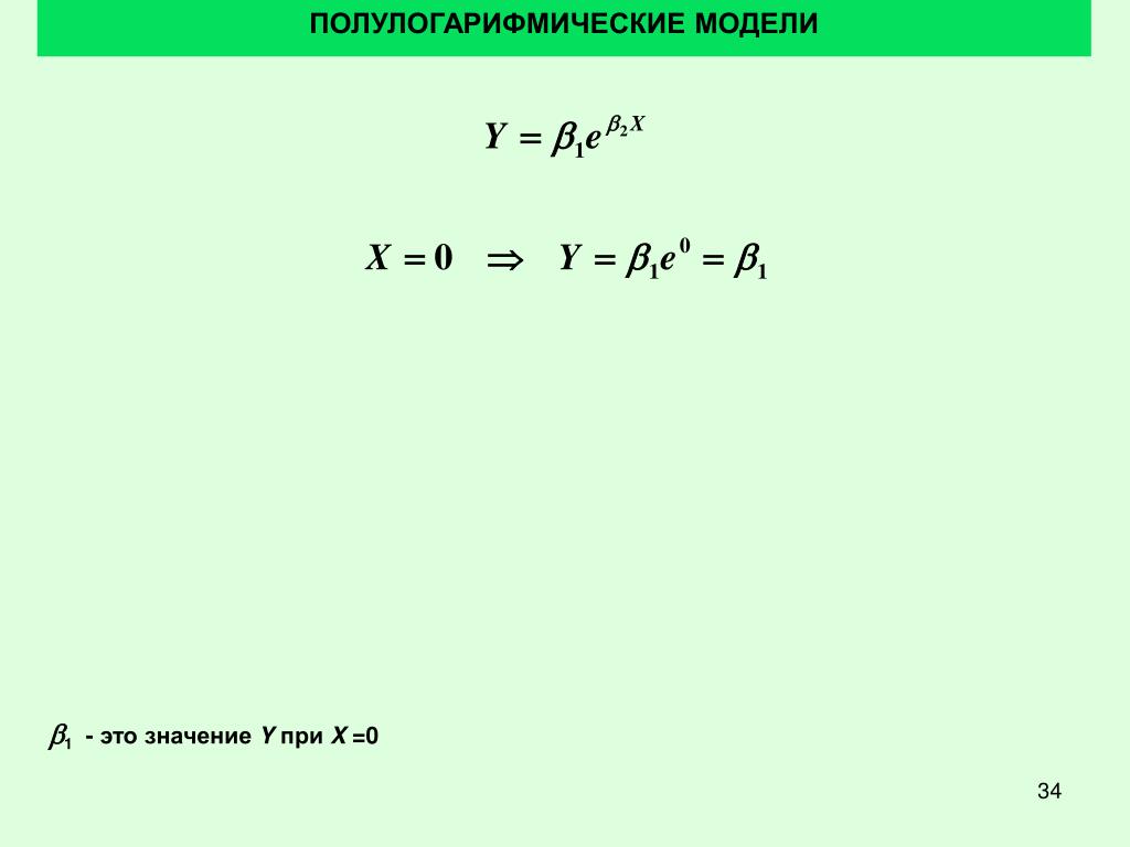 Полулогарифмические модели. Полулогарифмическая модель регрессии. Полулогарифмическое уравнение. Обратно полулогарифмическая модель.