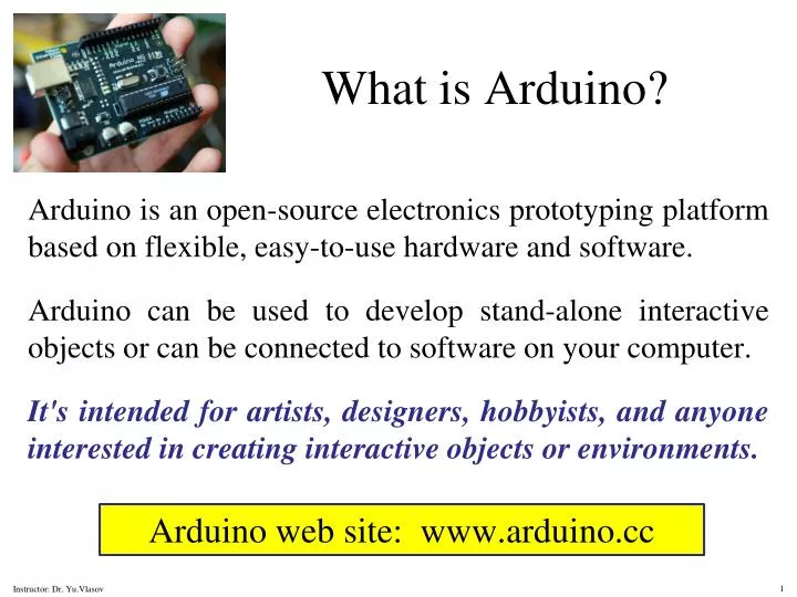 PPT - What is Arduino ? PowerPoint Presentation, free download - ID:3657995