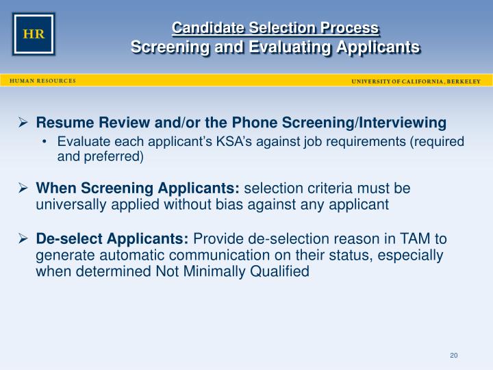 recruitment and selection strategies recommendations