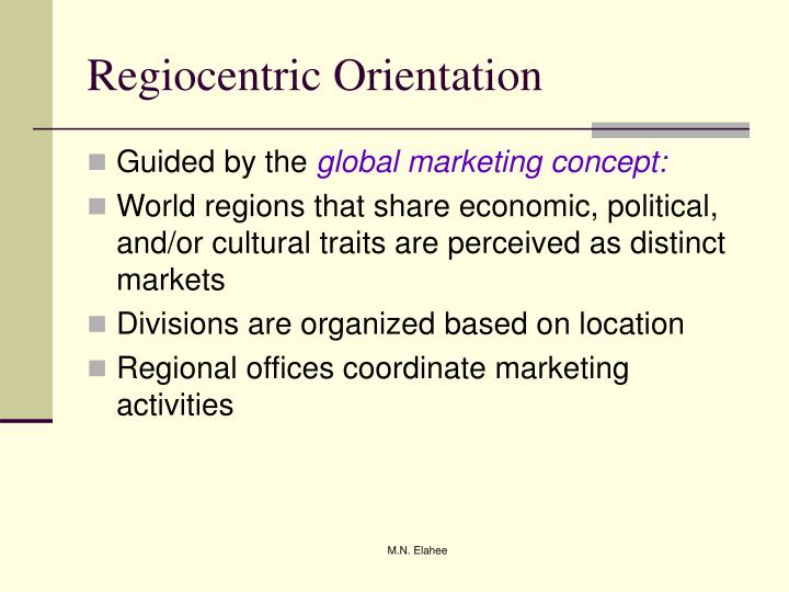 regiocentric orientation
