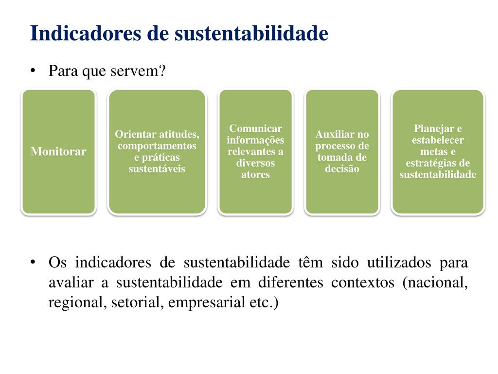 PPT - Indicadores de Sustentabilidade Empresarial PowerPoint ...