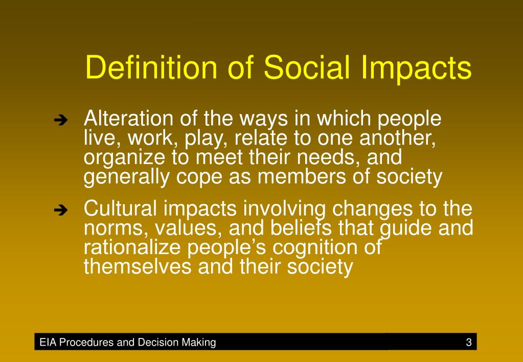 what is the meaning of social effects