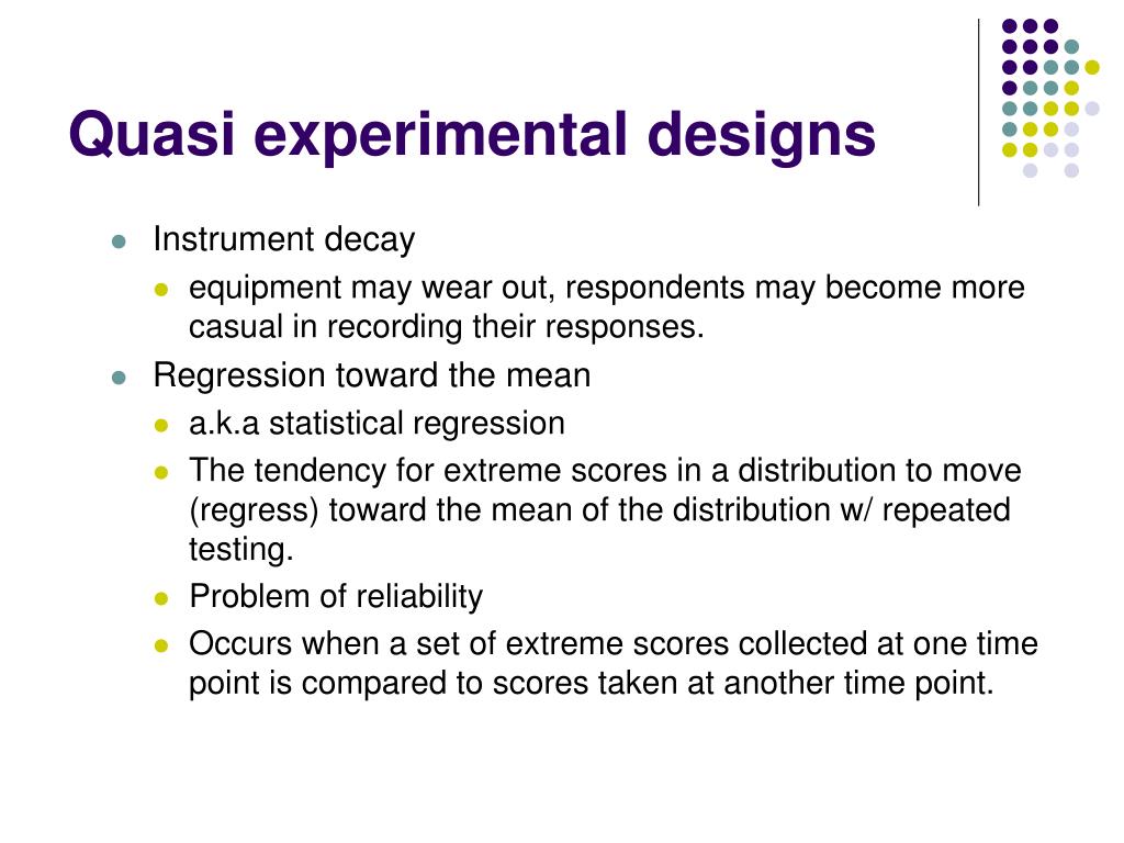 what is quasi experimental design research