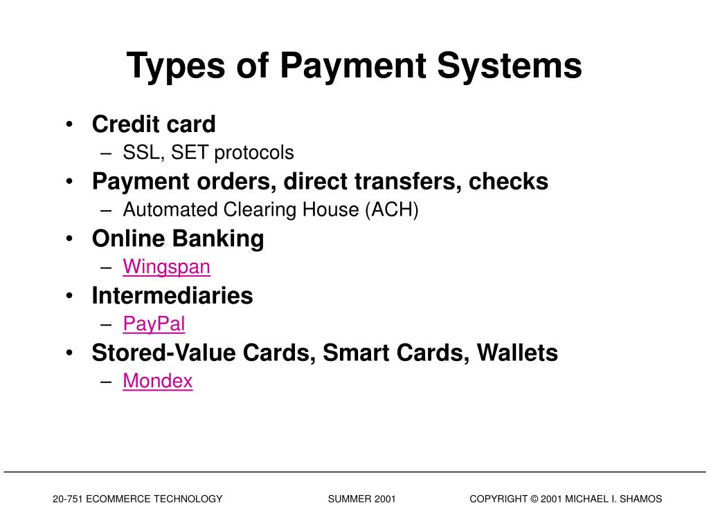 PPT - Electronic Payment Systems PowerPoint Presentation, free download