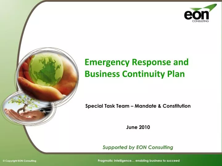 business continuity plan emergency response