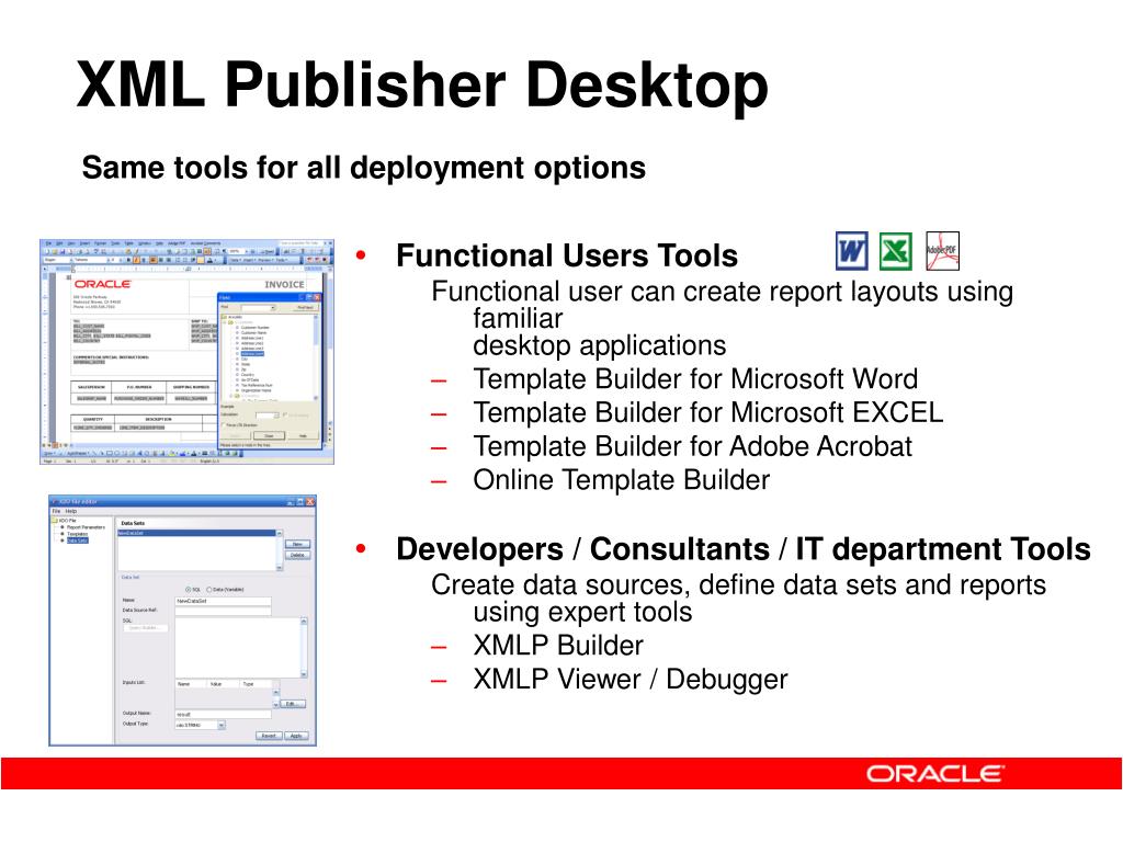 PPT - Oracle XML Publisher Enterprise Reporting and Delivery PowerPoint  Presentation - ID:3662315