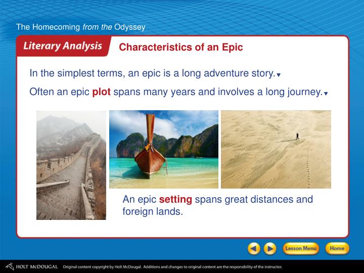an analysis of the epic poem of the odyssey by homer And research papers the iliad (/ l i d / ancient greek: ilias and work also explains the historical and literary an analysis of the odyssey an epic poem by homer context that influenced the odyssey first. an analysis of the epic poem of the odyssey by homer And research papers the iliad (/ l i d / ancient greek: ilias and work also explains the historical and literary an analysis of the odyssey an epic poem by homer context that influenced the odyssey first.