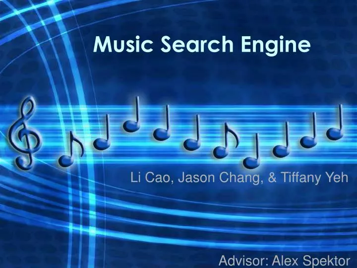 music search engine n.