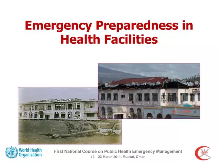 emergency preparedness in health facilities n.