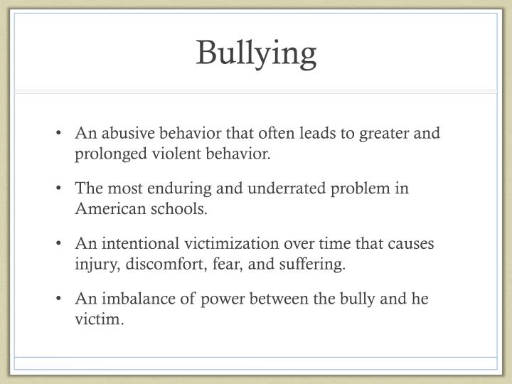the causes and types of bullying The psychological effects of bullying on kids & teens while there is no conclusive evidence yet that bullying “causes what types of conduct are prohibited. the causes and types of bullying The psychological effects of bullying on kids & teens while there is no conclusive evidence yet that bullying “causes what types of conduct are prohibited.