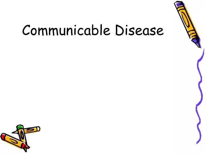 Ppt Communicable Disease Powerpoint Presentation Free Download Id