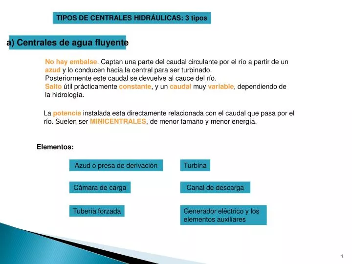 Tipos de caudal