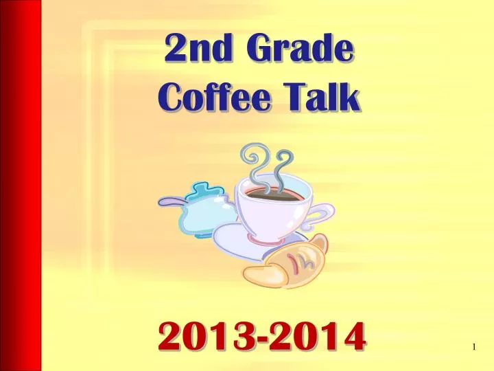 2nd grade coffee talk n.