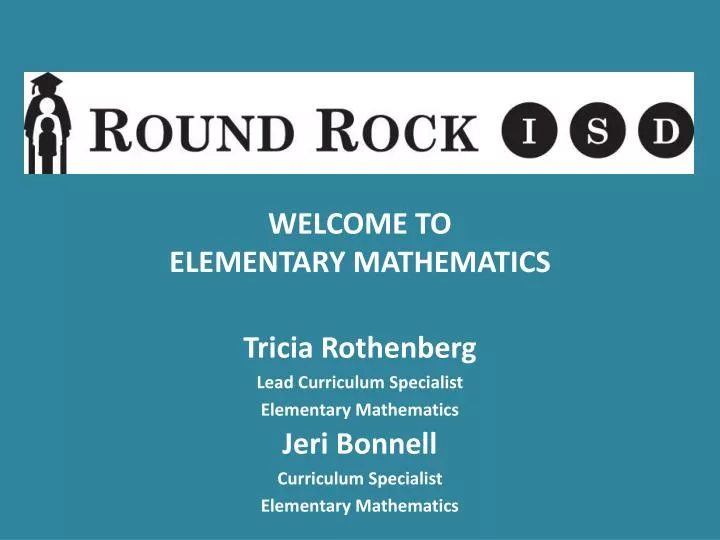 PPT - WELCOME TO ELEMENTARY MATHEMATICS PowerPoint Presentation, free ...