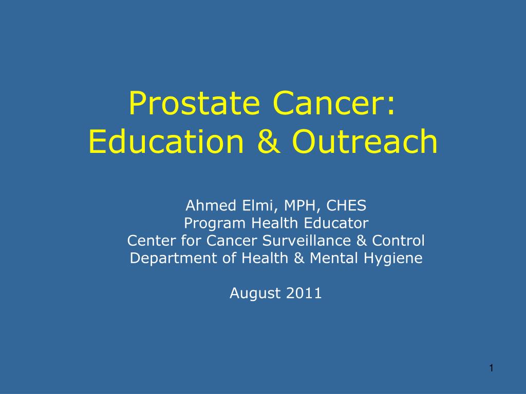 prostate cancer types ppt