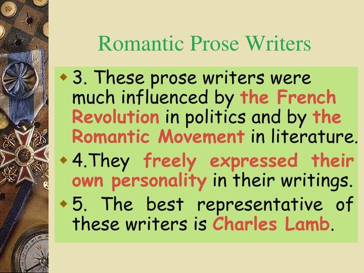 prose writing in romanticism prose writing in romanticism