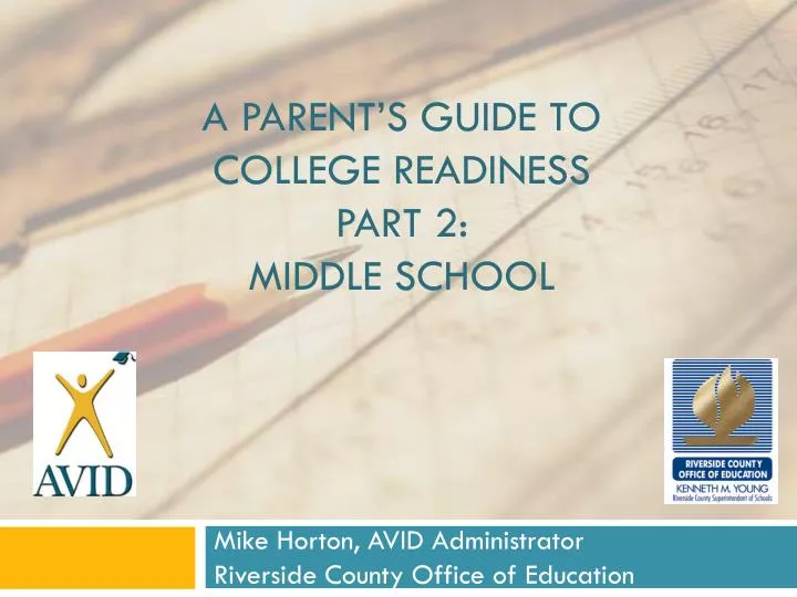 a parent s guide to college readiness part 2 middle school n.