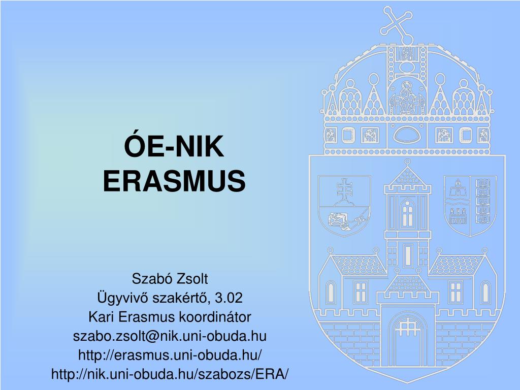 PPT - ÓE-NIK ERASMUS PowerPoint Presentation, free download - ID:3672568