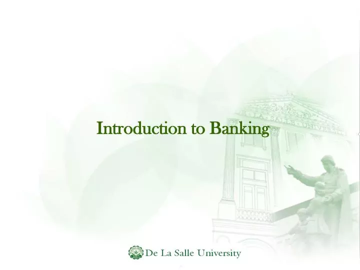 introduction banking system
