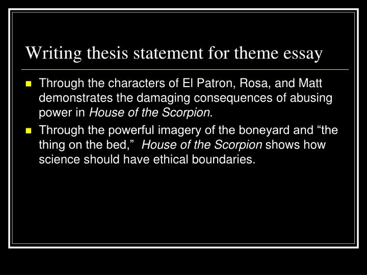 thesis statemate for abuse You start out with a thesis statement like this: prescription drug abuse this fragment isn’t a thesis statement instead, it simply indicates a slightly more specific subject matter you still need to figure out what you want to say about prescription drug abuse. thesis statemate for abuse You start out with a thesis statement like this: prescription drug abuse this fragment isn’t a thesis statement instead, it simply indicates a slightly more specific subject matter you still need to figure out what you want to say about prescription drug abuse.