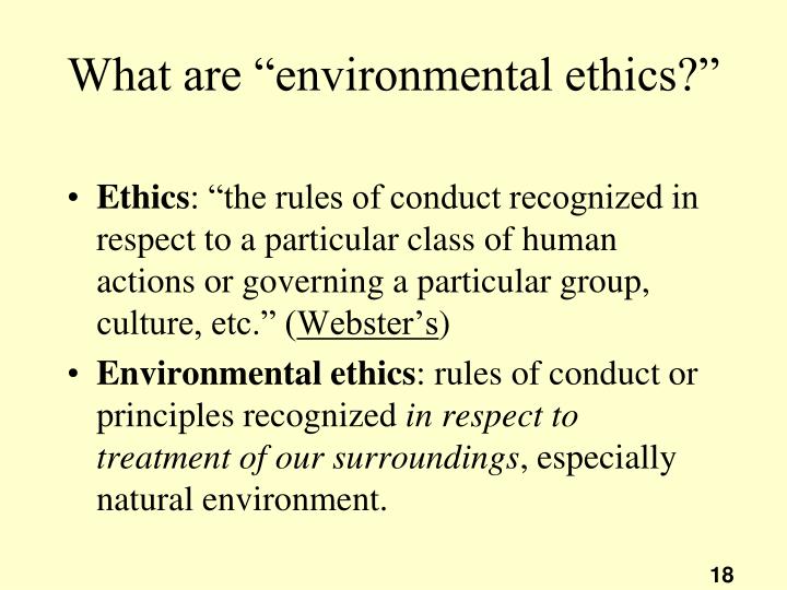 How Important Are Environmental Ethics In Nature Conservation? – CGSSON